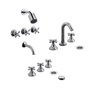 Griferia lavatorio + ducha + bidet FV Newport Plus
