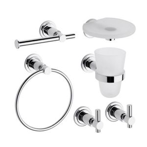 Set accesorios de baño kit 6 piezas juego FV Temple
