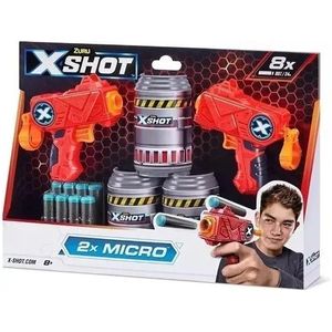 X-shot Doble Micro Blaster Lanza 18mts X2 Pistola Jeg 5764