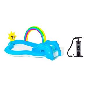 Combo Bestway Playcenter 257x145x91 + Inflador 62030