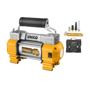 COMPRESOR DE AIRE PORTATIL ENCHUFE 12V-120PSI (8BAR)  INGCO AAC2508-4