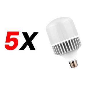 Pack X 5 Lámparas Led Galponera Candela Premium 40w