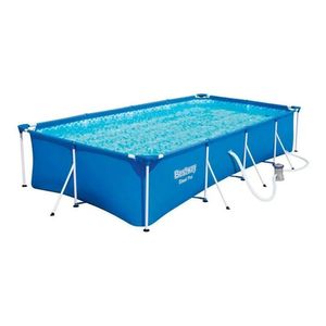 Pileta Estructural Rectangular Bestway 15606 450x220x84cm
