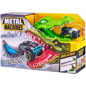 Pista De Autos Juguete Lanzador Metal Machines Croc Attack