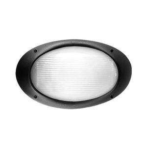 Aplique exterior de pared Tortuga ovalada Faroluz 4272/NG