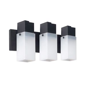 Aplique de pared interior spot 3 luces lampara cuadrada Faroluz