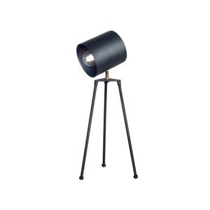 Lampara Velador Tripode Faroluz Desarmable Negro 5212/b