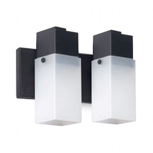 Aplique de pared interior spot 2 luces lampara cuadrada Faroluz