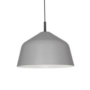 Lampara Colgante de Chapa para Comedor Faroluz Plateado