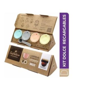 4 Capsulas Dolce Gusto Recargables Café