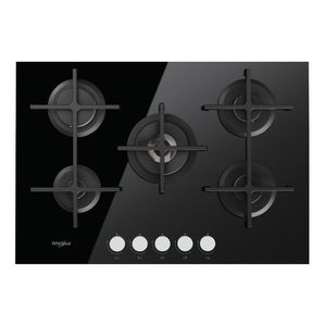 Anafe De Empotrar A Gas Whirlpool Vitrocerámico Negro