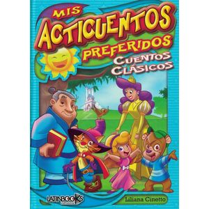 MIS ACTICUENTOS PREFERIDOS CLASICOS CELESTE - MIS ACTICUENTOS PREFERIDOS N/V