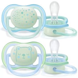 Chupetes Ultra Air Avent Deco 2X Ultra Air Chupetes Nightime 0-6M SCF376/11