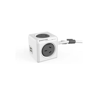 Prolongador Electrico Con Usb 1.5 Metros Power Cube - AL-10821