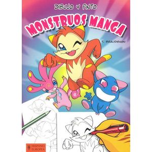 MONSTRUOS MANGA- DIBUJO Y PINTO - BEAUDENON, T.