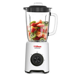 Licuadora Liliana 1,5 Lt 850 W 2 Velocidades Pica hielo NUTRIGLASS