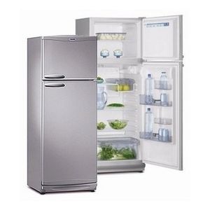 Heladera Bambi 330l Gris 2f1600 Plata Freezer  Otero Hogar