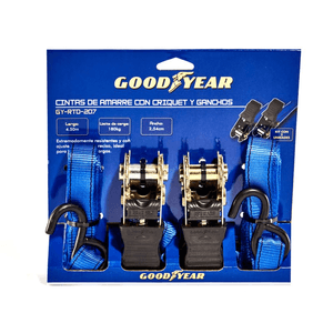 Kit De Cintas De Amarre Con Criquet Y Gancho Good Year GY-RTD-207