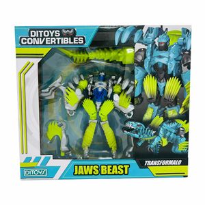 MUÑECO TRANSFORMER JAWS BEAST DITOYS