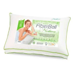 ALMOHADA FIBERBALL NATIVA C/FAJA 0.90 X 0.40