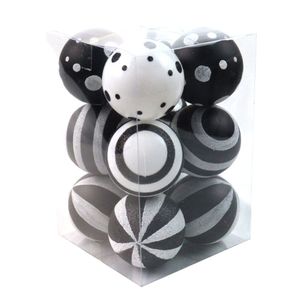 Set PVC x12 Bolas nº6 Blanco y Negro