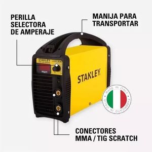 Soldadora Inverter Mma Stanley Sirio 170 Italiana 160a 230v