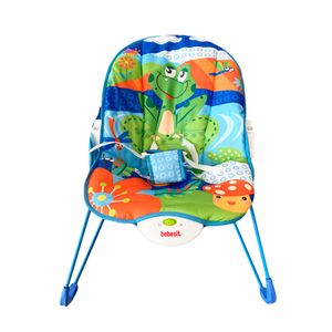 Silla mecedora Bebesit con música, vibración y arco de juegos Azul