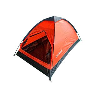 Carpa iglu 2 personas naranja