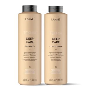 Shampoo y Acondicionador Grande Pelo Dañado Deep Care Lakme