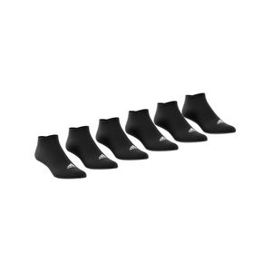 Medias Adidas Cushioned Sportswear Low 6Pk Unisex Training Negro