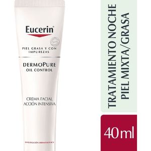 Eucerin Dermopure Oil Control Crema Intensiva Noche X 40 Ml Tipo De Piel Grasa