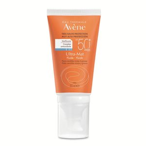 Protector Solar Avène Fluido Fps 50 Ultra-mat En Tubo Dosificador De 50 Ml