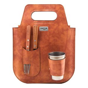 Set de Cubiertos para Asado Ecocuero Vonne 11808