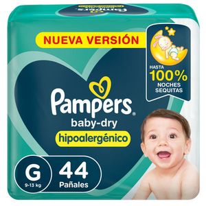 Pampers Baby Dry Hipoalergénico, Pañales Desechables