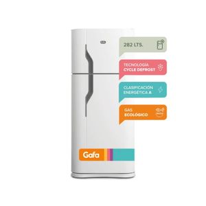 Heladera Con Freezer Gafa 282 Lts Blanca Hgf358afb