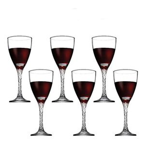 Set X 6 Copa Vino Agua Vaso Vidrio 205 ml Pasabahce Twist