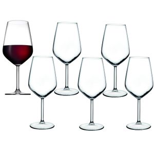 Set X 6 Copa  Copon Vaso Vino Vidrio Pasabahce Allegra