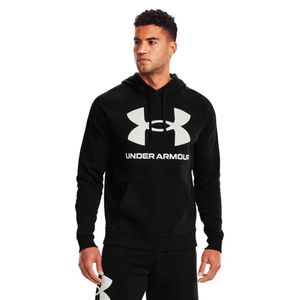 Buzo Under Armour Rival Fleece Big Logo Hombre Training Negro