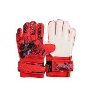 Guantes Reusch Attrakt Storm Jr Niños Fútbol Rojo