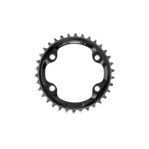 Corona Shimano 34D Deore XT Unisex Ciclismo Negro