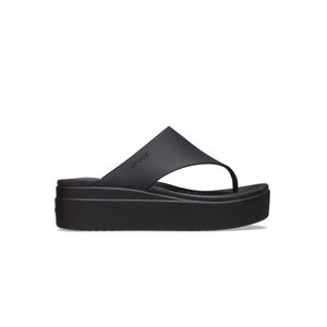 Ojotas Crocs Brooklyn Flip Unisex Moda Negro