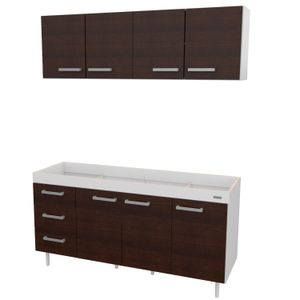 Combo Mueble Cocina Mosconi 1,60m Sin Bacha