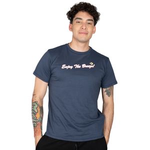 Remera Converse Classic Mujer Moda Azul