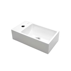 Bacha baño de apoyo rectangular Piazza A146