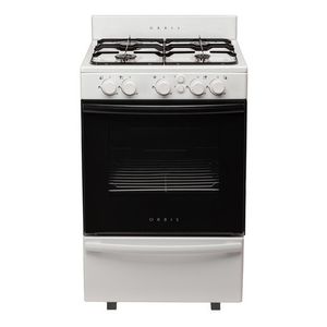 Cocina A Gas Orbis 858bc4 Blanca Con Visor Y 4 Hornallas