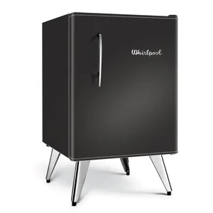 Heladera Retro Vintage Whirlpool Negra - WRA09B1