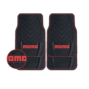 Alfombra Pvc Momo Italy 024 Negro / Rojo - CM 024 BR