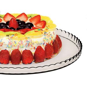 Plato Torta Tarta Vidrio Redondo 32 Cm Pasabahce Patisserie