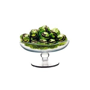 Plato Con Pie Vidrio Masitas Bombones Pasabahce Toscana