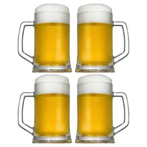 Set x 4 Vaso Chop Cerveza 500 Cc Vidrio Pasabahce Pub